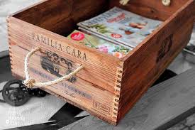 Storing wine in a wine crate seems a little cliche, but this bar cart totally works. Innovative Diy Ideas To Repurpose Wine Crates