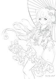 Image Result For Printable Coloring Pages Of A Cat Girl Anime Mermaid Coloring Pages Cartoon Coloring Pages Disney Princess Coloring Pages
