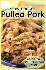 Tender Moist Slow Cooker Pulled Pork Kitchen Frau Slow Cooker Pulled Pork Crockpot Pulled Pork Pulled Pork