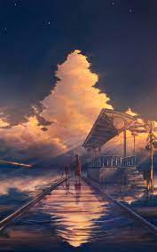 art sinario anime scenery wallpaper anime scenery sky art