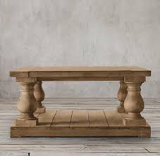 Balustrade Salvaged Wood Square Coffee Table Coffee Table Square Coffee Table Restoration Hardware Coffee Table Wood