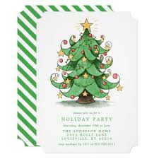 Maybe you would like to learn more about one of these? Christmas Tree Watercolor Whimsical Holiday Party Invitation Zazzle Com Holiday Party Invitations Corporate Christmas Parties Holiday Parties