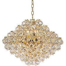 Vienna Full Spectrum Gold Crystal Pendant Chandelier 20 Wide 16 Light Fixture For Dining Room House Foyer Kitchen Island Entryway Target