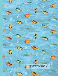 Draw a dolphin for kids. Fish Sketchbook Fish Gifts Blank Paper Sketch Book Large Notebook For Doodling Drawing Or Sketching 8 5 X 11 It Just Doodle Publishings Creabooks 9781700450128 Amazon Com Books