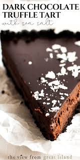 My Dark Chocolate Truffle Tart Recipe Is An Easy Chocolate Lover S Dessert For Any Occasion Decadent But Sim Chocolate Lover Desserts Chocolate Tart Desserts