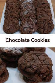 Chocolate Cookies Recipe How To Make Triple Chocolate Cookies Recipe Chocolate Cookies Chocolate Cookie Recipes Chocolate