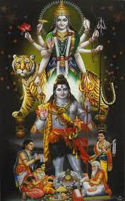 Lord Shiva And Goddess Durga Shiva Parvati Images Shiva Shiva Hindu
