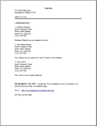 resume reference page, occupational