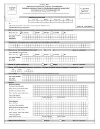 Pan Card Application Form Application Form Employment Application Application
