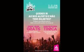 It is organized by the portuguese live entertainment company everything is new and its main sponsor is telecommunications company nos. Alegro Alfragide Oferece Bilhetes Diarios Para O Nos Alive 19 E Boleias Gratis Oguia Lisboa