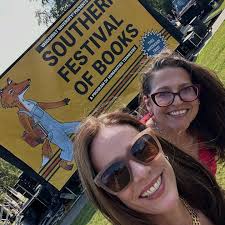 Yes, that's really me—punch-drunk with stars in my eyes—hanging out with my  idol, the great Ann Patchett, at @sofestofbooks in Nashville over the  weekend. Some fairy godmother waved her wand and seated