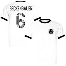 In his playing career he was nicknamed der kaiser because of. Sporting Empire Franz Beckenbauer 6 Germany Legend Ringer Retro T Shirt White Black Medium Fruugo Ae