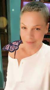 The so what singer, 40, is entering the holiday season with a completely new attitude — and hairstyle. Pink Gave Herself A Buzz Cut Says She S Letting Go Photos Allure