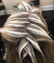Ashley Lewis Rva Stylist On Instagram Zig Zag Hair Painting Is Just The Most Satisfying Swipe To See How I Approach Paint Hair Painting Zig Zag Hair Hair
