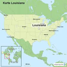 Länder, die mit u beginnen. Stepmap Karte Louisiana Landkarte Fur Usa