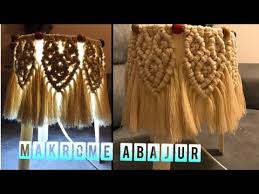 Makrome Abajur Yapimi Youtube