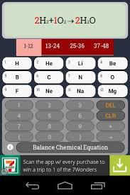 Check spelling or type a new query. Chem Equation Balance Free For Android Apk Download