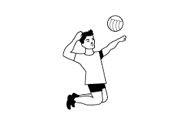 Download Volleyball Spike Svg Cut File By Creative Fabrica Crafts Creative Fabrica PSD Mockup Templates