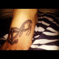 This tattoo is not expensive you can easily get rid of it. 25 Best Anchor Infinity Tattoos