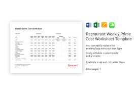 Spreadsheets are a business owner's best friend. 22 Restaurant Spreadsheets Budgeting Sales Inventory Accounting Best Templates