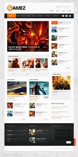 Game Portal Website Template 40905