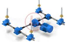 SWL5 ton worm gear lift mechanism Type H in rotating screw ...