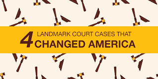 Supreme court cases listed for the 2020 term including issue, docket, opinion, argument, vote, proceedings issue(s): 4 Landmark Court Cases That Changed America