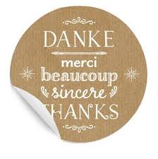 24 Aufkleber Danke Merci Beaucoup Thanks Beige Fur Gastgeschenke Etiketten Fur Tischdeko Weinflaschen Auf Der Hochzeit Etc Am Danke Dankeschon Und Gastgeschenke