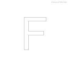 stencil letters f printable free f stencils stencil letters org