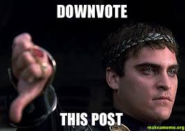How to downvote on reddit: Downvote This Post Make A Meme