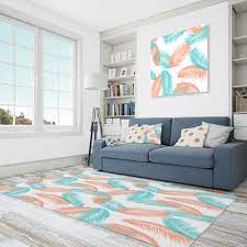 Discover rugs you'll love online at pier 1. East Urban Home Floral Blue Coral Area Rug Wayfair