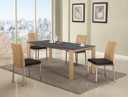 Overnice In Wood Table And Four Chairs Oak Dining Sets Wood Dining Room Set Dining Table Black