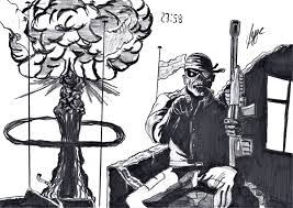 Two minutes to midnight the hands that threaten doom two minutes to midnight to kill the unborn in the womb. My 2 Minutes To Midnight Drawing Ironmaiden