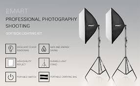 Emart 900w Softbox Lighting Kit Photography