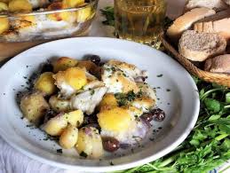 30 g di capperi dissalati. Baccala Al Forno Con Patate Cipolle E Olive La Ricetta