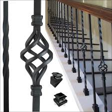 Below we share a variety of stair railings including contemporary, traditional, rustic and modern designs. Interior Wrought Iron Stair Railings Shanghai Forshine International Co Ltd China