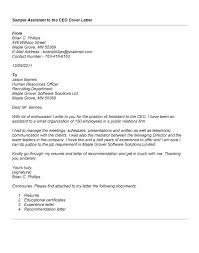 Sample Cover Letter For Ceo Position Sample Cover Letter