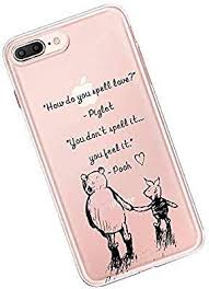  Amazon Com Winnie The Pooh Quotes Crystal Clear Shock Absorption Technology Bumper Soft Tpu Cover Case For Iphone 7 P Iphone Cases Iphone 7 Plus Iphone 8 Plus
