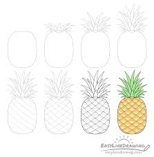Maybe you would like to learn more about one of these? How To Draw A Pineapple Step By Step Easylinedrawing