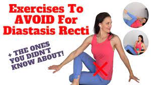 Place your hand palm down over your. Exercises To Avoid Diastasis Recti Youtube