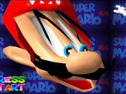 Super mario 64 is a very popular platformer video game that was released back in 1996 for the nintendo 64 system. Polyhex On Twitter Imagine A Mod For Super Mario 64 Where Stretching His Face On The Title Screen Changes How His Face Looks Through The Actual Entire Game Https T Co X9bgeenfun