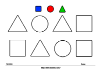 Resultado de imagen de actividades con formas geometricas para niños
