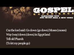 Louis Armstrong Go Down Moses Lyrics Youtube