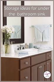 There are many bathroom vanity ideas that you can choose. Organize The Space Under The Bathroom Sink Life Creatively Organized