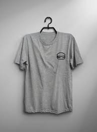 Hamburger Shirt Tshirt Pocket Shirt Womens Graphic Tee Tumblr Clothing Hipster Shirt Teen Gift Women Printed Tshirts