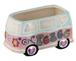104 resultaten voor 'hippie bus'. Hippie Peace Van Bus Planter Pot Ceramic Garden Vase Basket Candy Dish Ebay