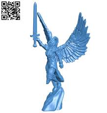 Archangel Woman B004175 File Stl Free Download 3d Model For Cnc And 3d Printer Download Free Stl Files In 2020 Stl Archangels Free Download