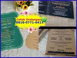 Kartu Undangan Resmi O818 O771 6413 Wa Book Cover Books Sal