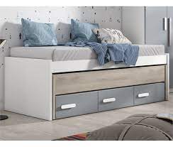 Veja mais ideias sobre cama solteiro, decoração de quarto, quartos dos meninos. Cama Compacta Com 3 Gavetas Lupy Conforama