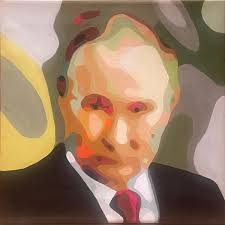 PORTRAIT OF PUTIN by Román Manrique de Lara (2025) : Painting Oil